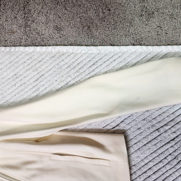 Lauren Ralph Lauren Ivory Women's Moto Jacket Full Crossbody Zip XS - Picture 12 of 16